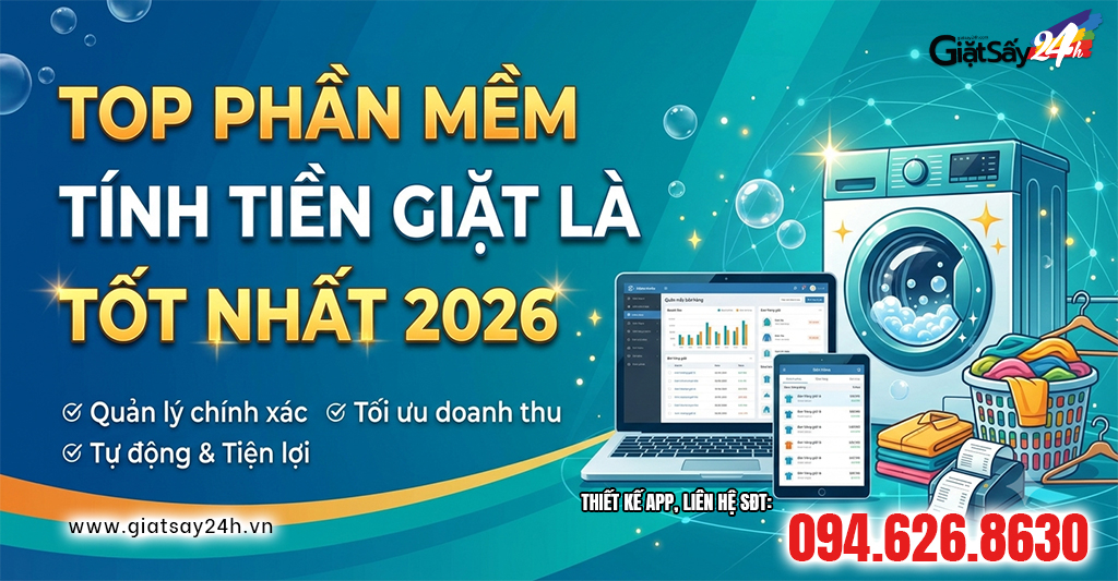 Top Phần Mềm Tính Tiền Giặt Là Tốt Nhất 2026